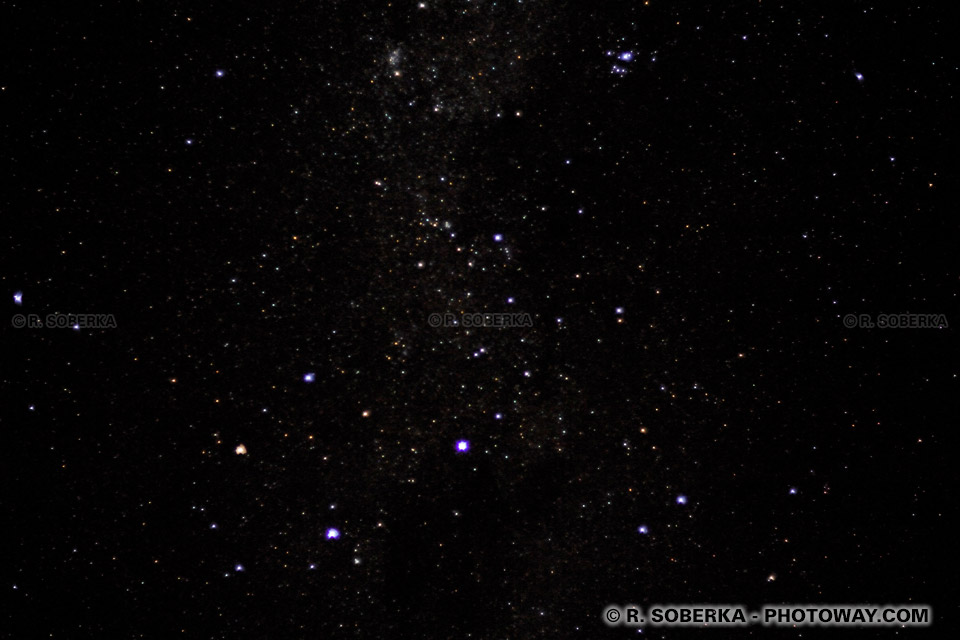 étoiles de la voie lactée photo astronomique du ciel 