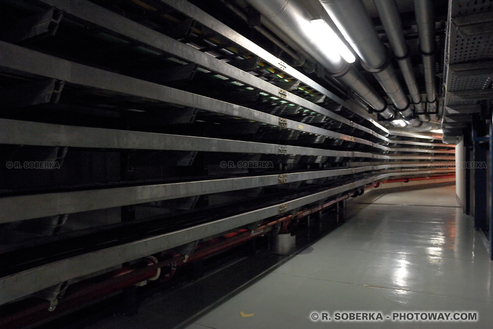 Réseaux en fibres optiques des télescopes VLT à Paranal au Chili