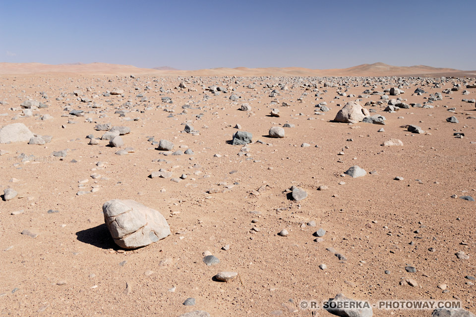 Photos du sol martien où sonts testés les robots sondes envoyés sur Mars