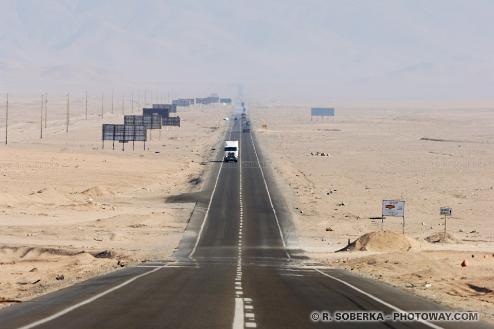 panaméricaine image de l'autoroute panaméricaine au Chili