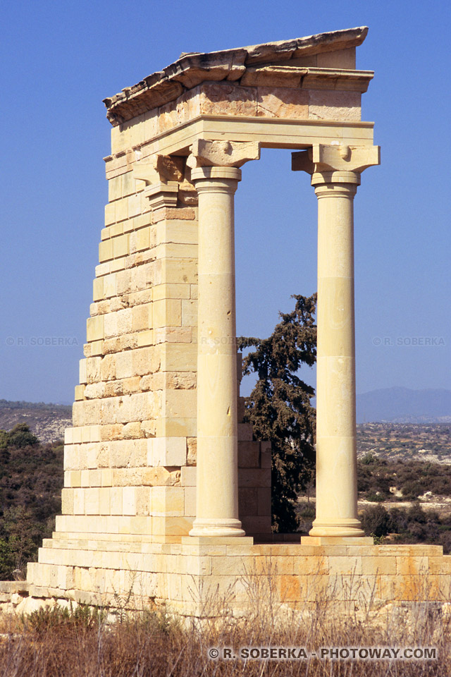 Photos du temple d'Apollon photo du sanctuaire d'Apollon à Chypre