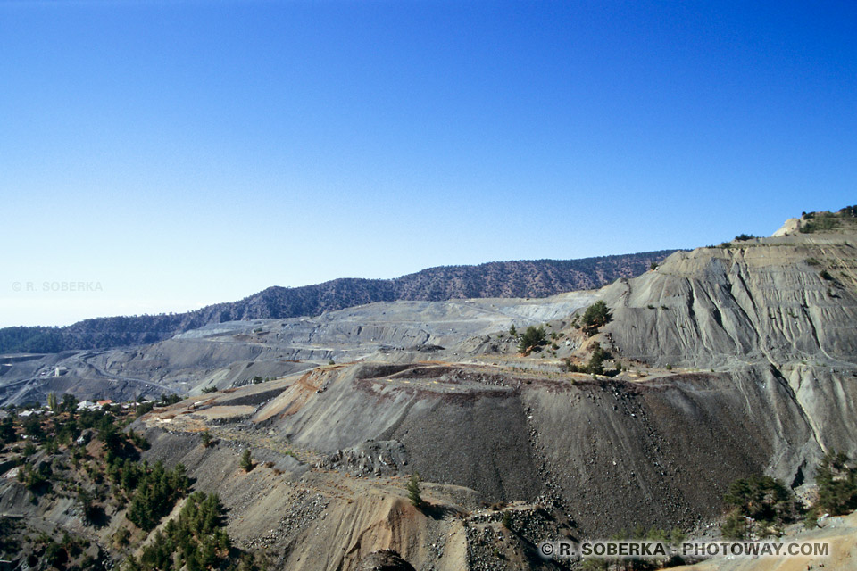 images Photo de l'amiante photos d'une mine d'amiante à Amiandos Chypre