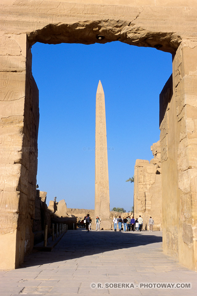 Photo obélisque de Karnak photos obélisques images temples Egypte