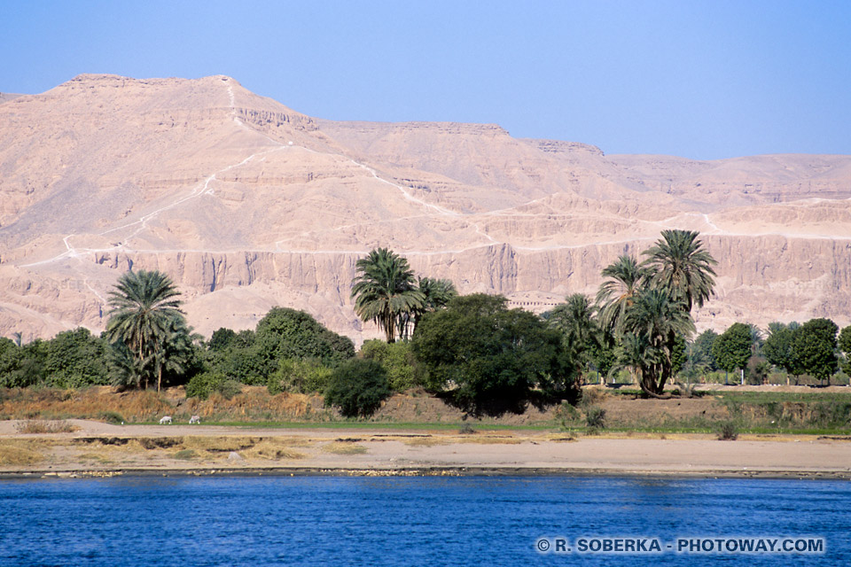 Photos de la nécropole thébaine photo reportage Louxor en Egypte