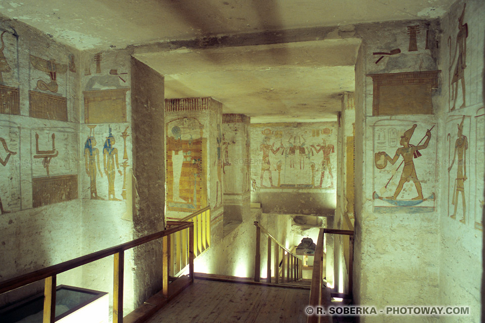 Photos de Pharaons : photo du tombeau