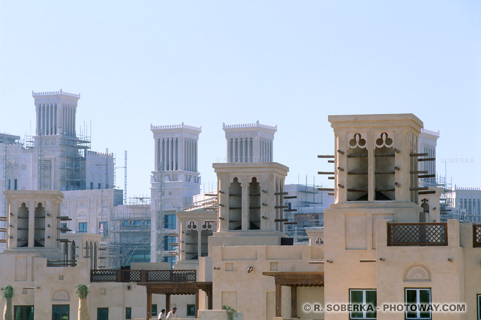 Image Photo Wind Towers photos du Madinat Jumeirah Emirats Arabes Unis