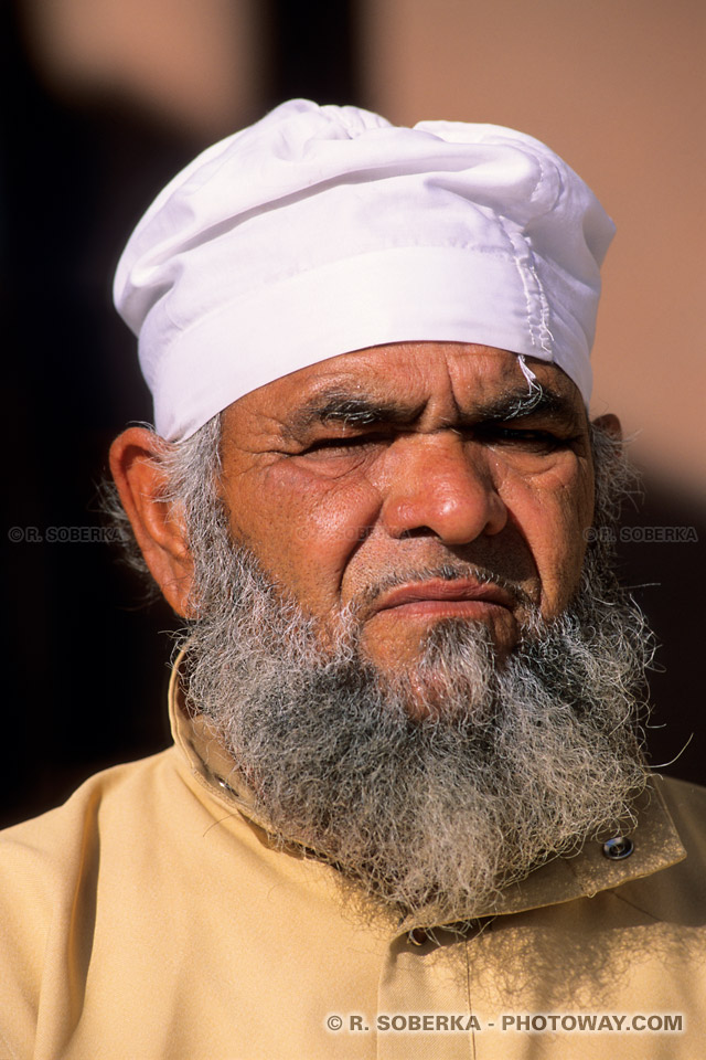 Image Photo visage de l'Islam photos Imam à la mosquée Emirats Arabes