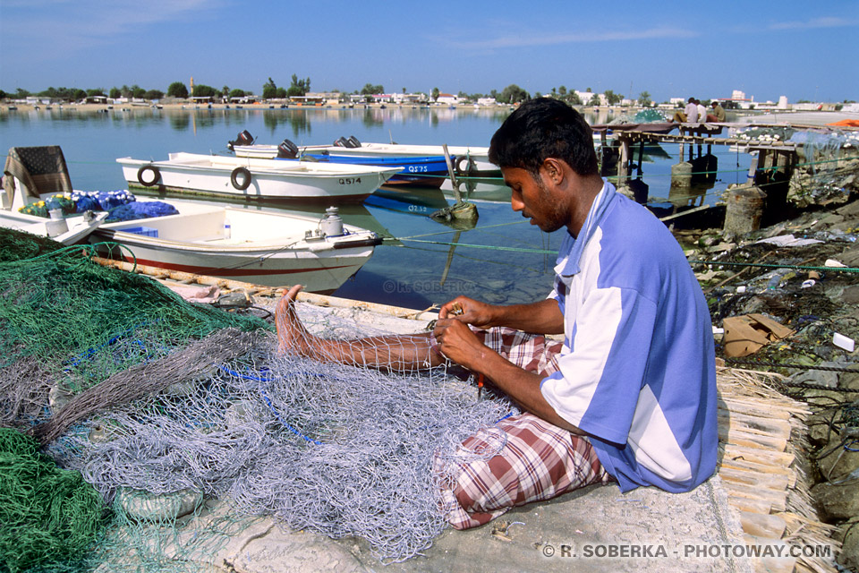 Image Photos de filets de pêcheurs photo filet d'un pêcheur indien