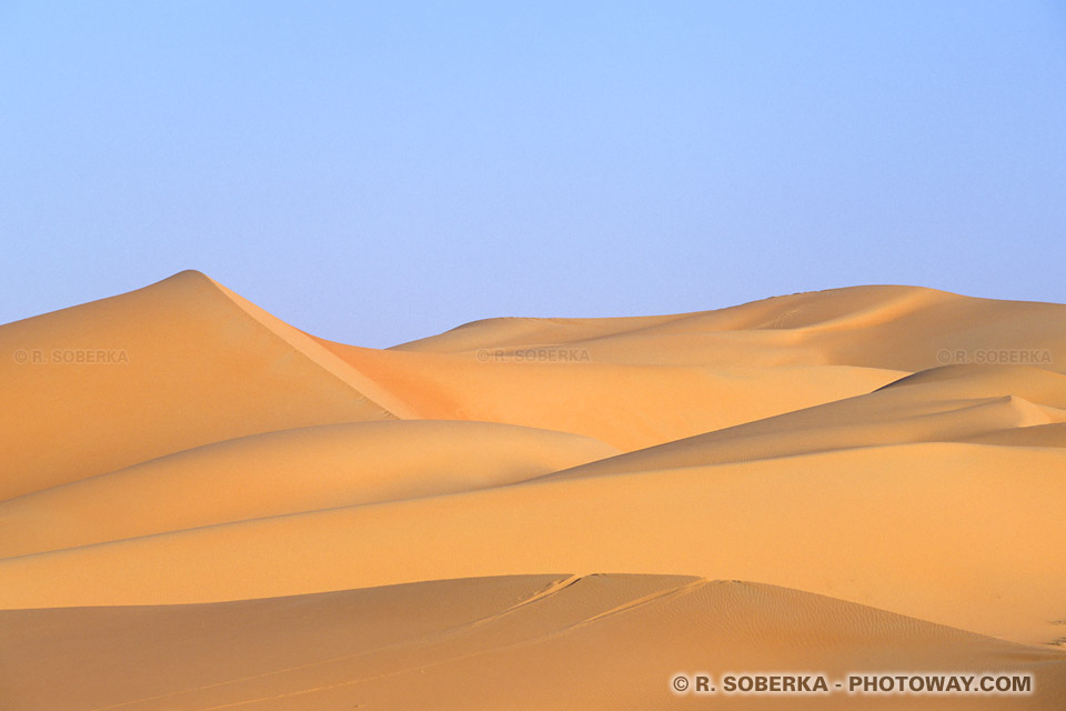 Image Photo de 4x4 photos de traces de pneus dans les dunes du désert