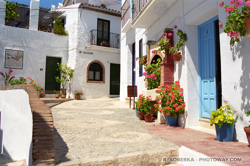 Carte Postale Village Blanc Andalousie