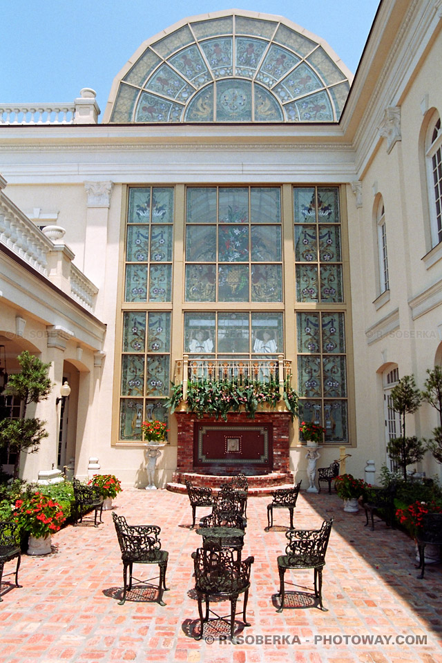 Photos de la gare d'Orlando en Florideau style colonial