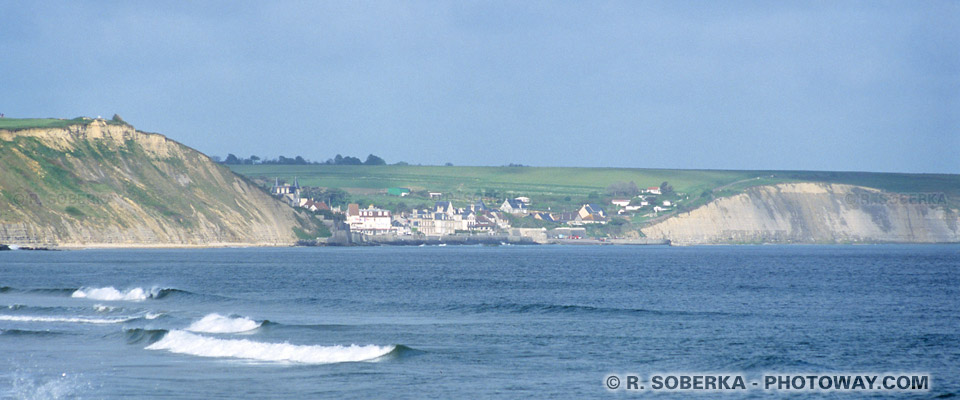 Images Photos Gold Beach photos d'Arromanches plage débarquement Normandie