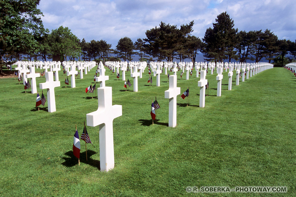 Images Photos des croix de tombes de cimetières photos du cimetière Normand