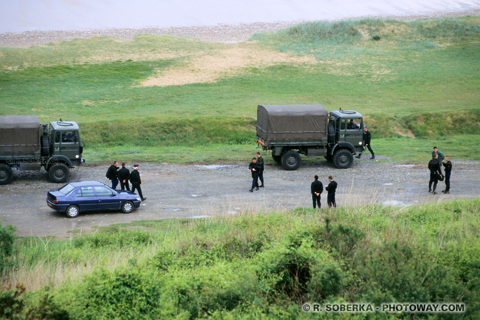 Paranoïa des américains lors de la visite de George Bush en Normandie