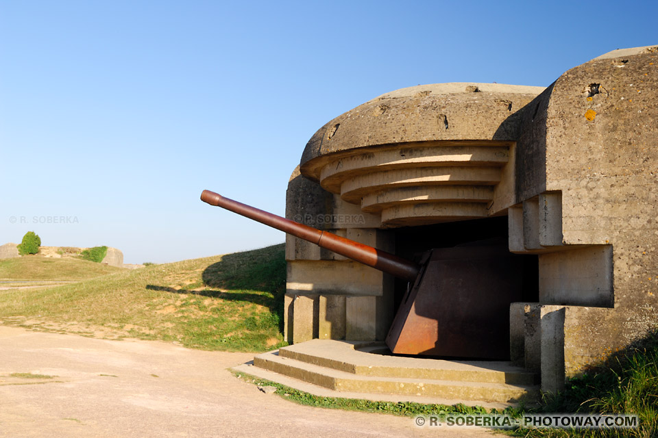 Images Photos de bunkers photos d'un Bunker photo de son canon Allemand