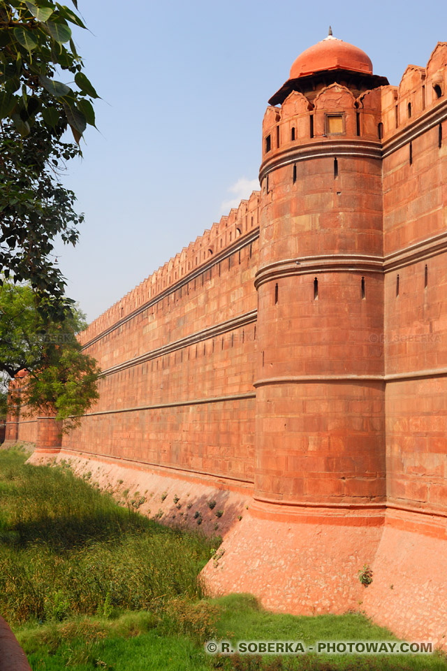 Photos du Red Castle de Delhi photo du château rouge de Delhi en Inde