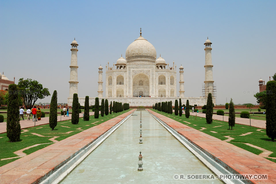 Photos de mausolée : photo du mausolée le Taj Mahal images d'Inde
