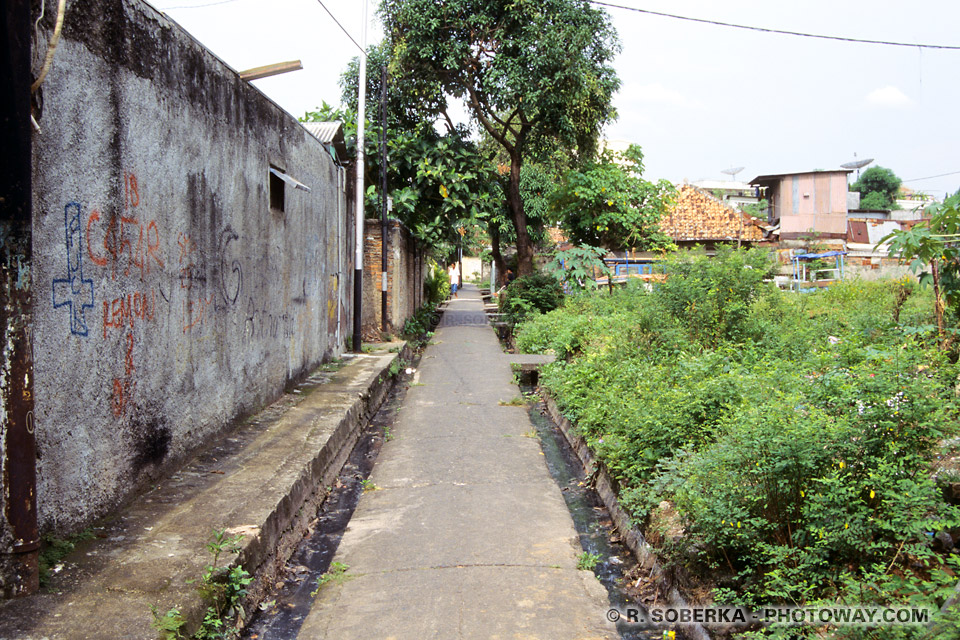 Photos de ruelles de Jakarta et conseils de sécurité en Indonésie