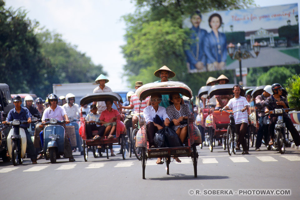 Photos de Jogjakarta ou Jogyakarta photo de Yogya en Indonésie