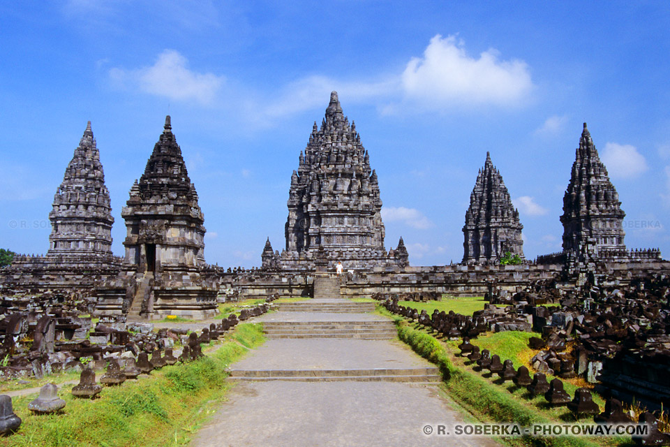 Image de Prambanan site classée patrimoine de l'humanité par l'UNESCO