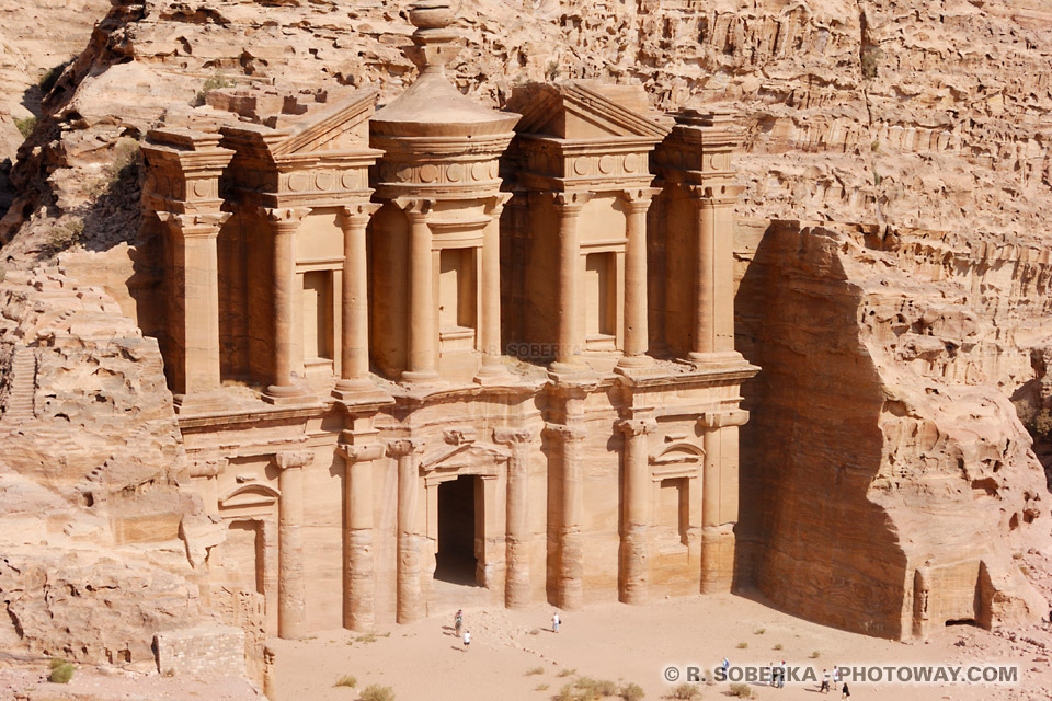 Photos du Monastère de Petra photo monastère El Deir en Jordanie