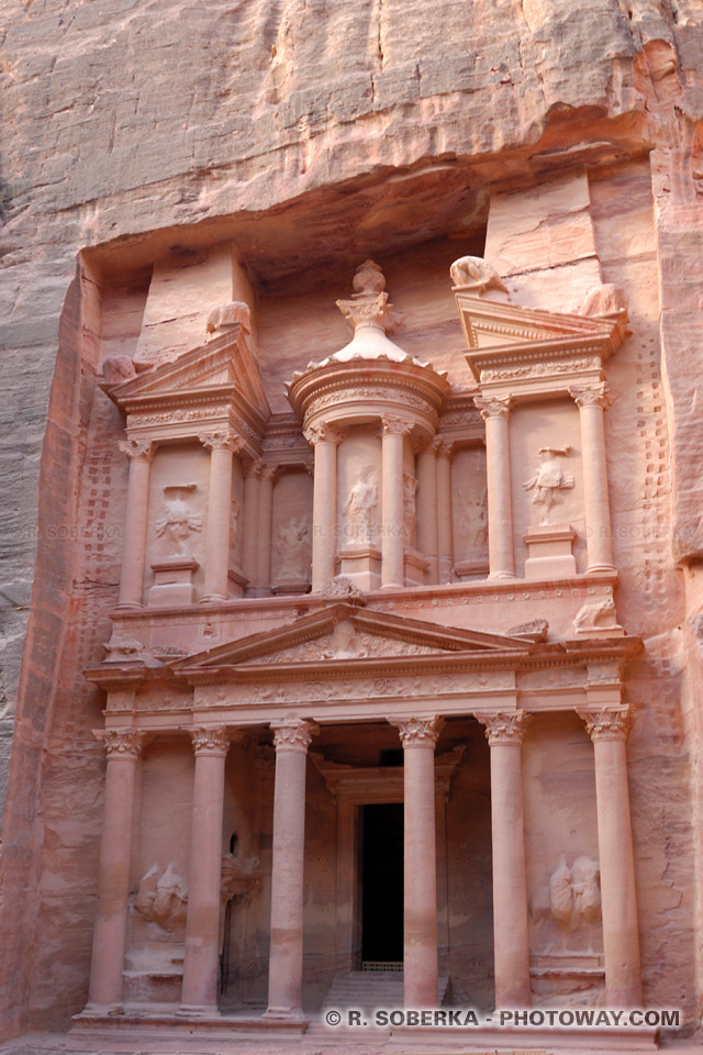 Photos temples de Petra images cité nabatéenne de Petra Jordanie