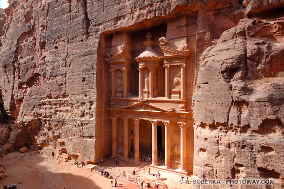 Photos de Petra en Jordanie. Photo du Site Archéologique de Petra