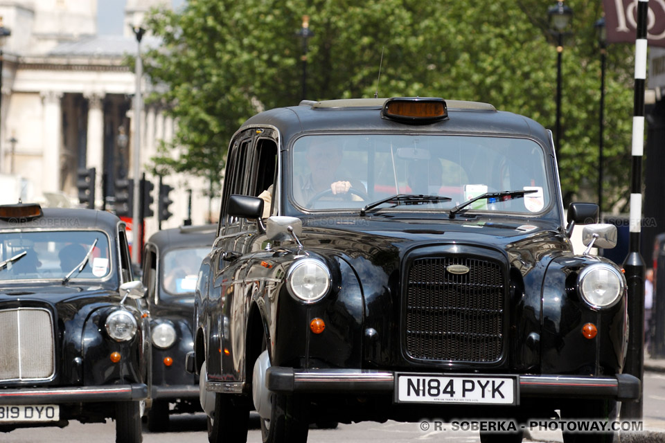 Photos taxis de Londres photo des Taxis noirs de Londres