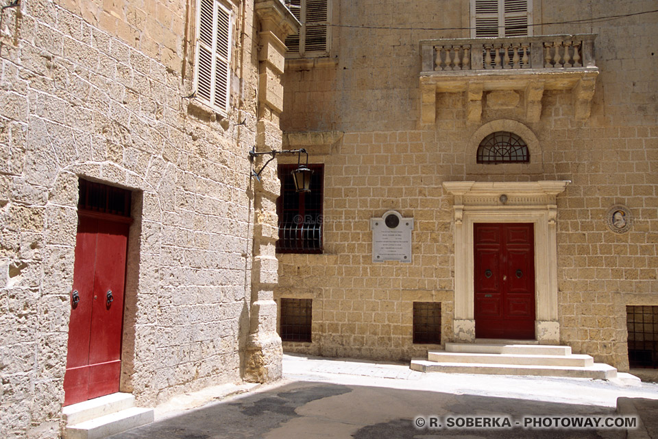 Images Photos de Mdina photo de maisons de maitre de Mdina à Malte