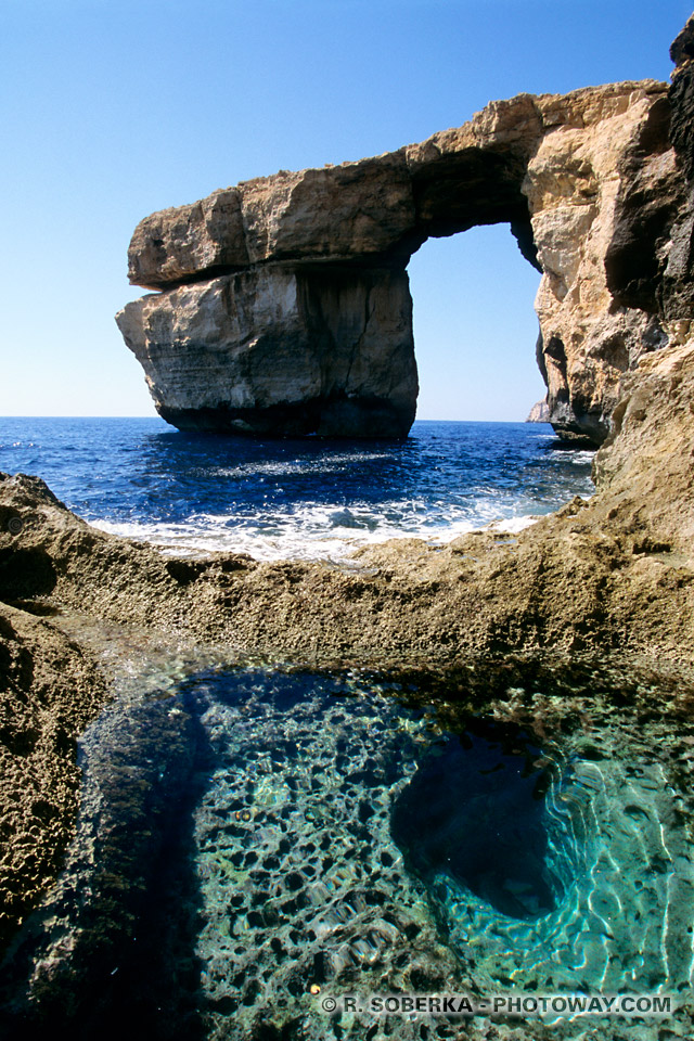 Images Photos du Blue Hole photo du trou bleu de Gozo photos sous-marines