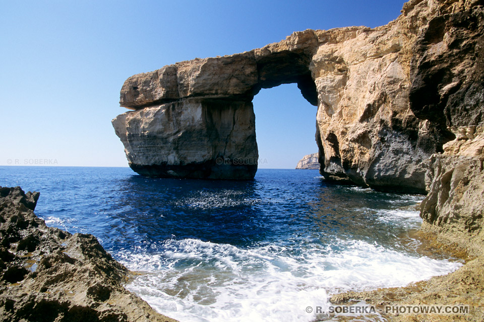 Images et Photos d'arches photo d'une arche naturelle photo d'Azur Window