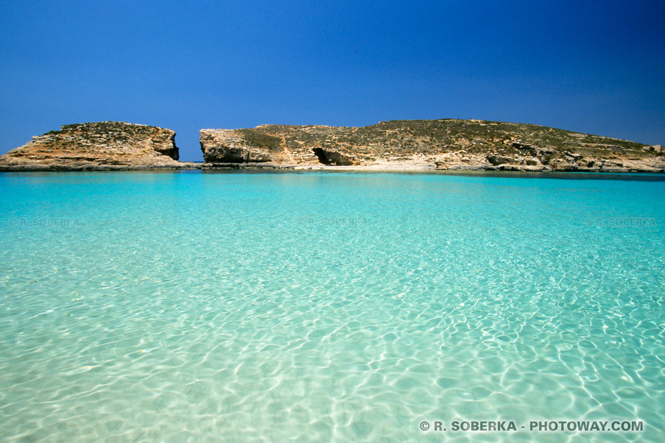 Images Photos du Blue Lagoon photo du Blue Lagoon à Comino île de Malte