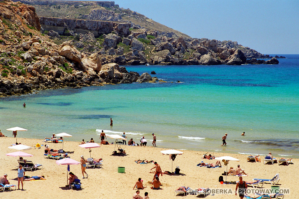 Photos de plages à malte Tourisme à Malte guide touristique sur Malte photos plages à Malte