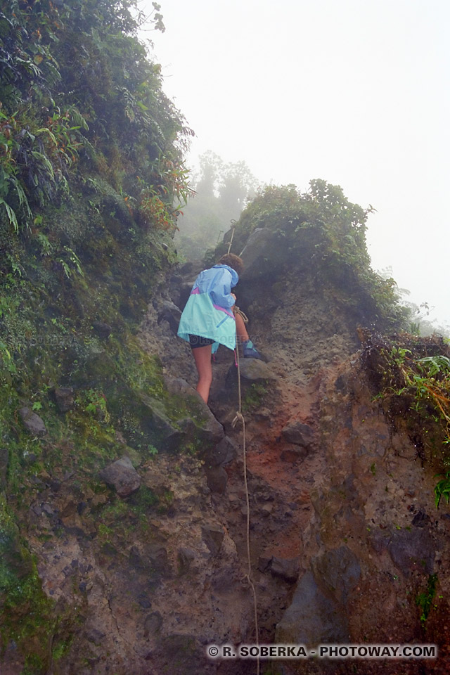 Ascension du volcan de la Martinique Montagne Pelée