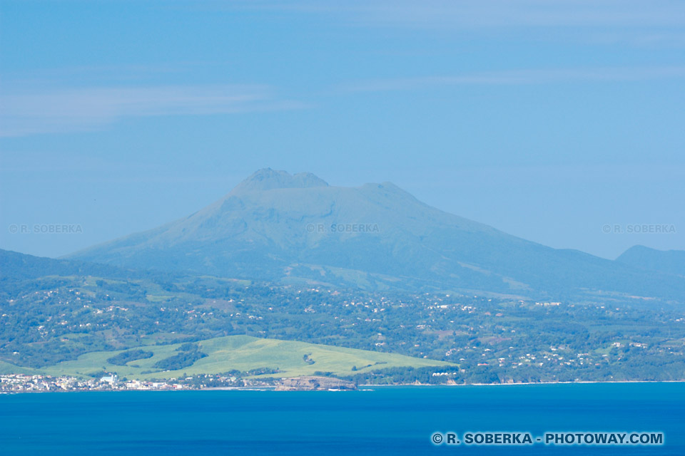 Montagne Pelée volcan de la Martinique