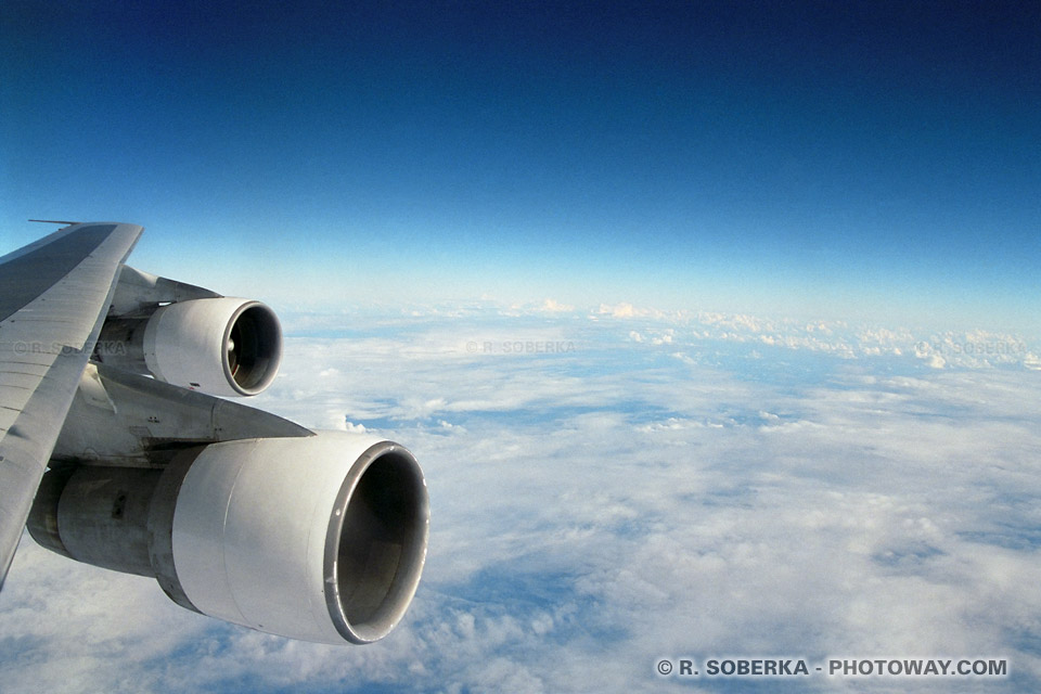 Fond d'écran ciel atlantique Fond d'écran océan atlantique vu d'avion wallpaper