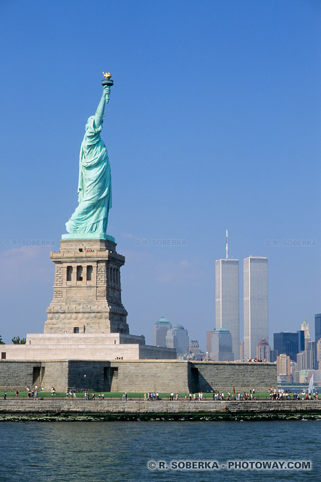 Image Emblème de New York et de l'Amérique : La Statue de la Liberté