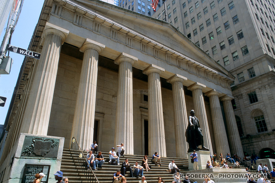 Image Photo de George Washington photos du Federal Hall de New York