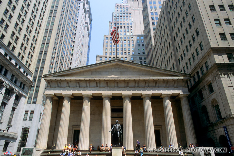 Images Photos du congrès américain photo du Federal Hall de New York