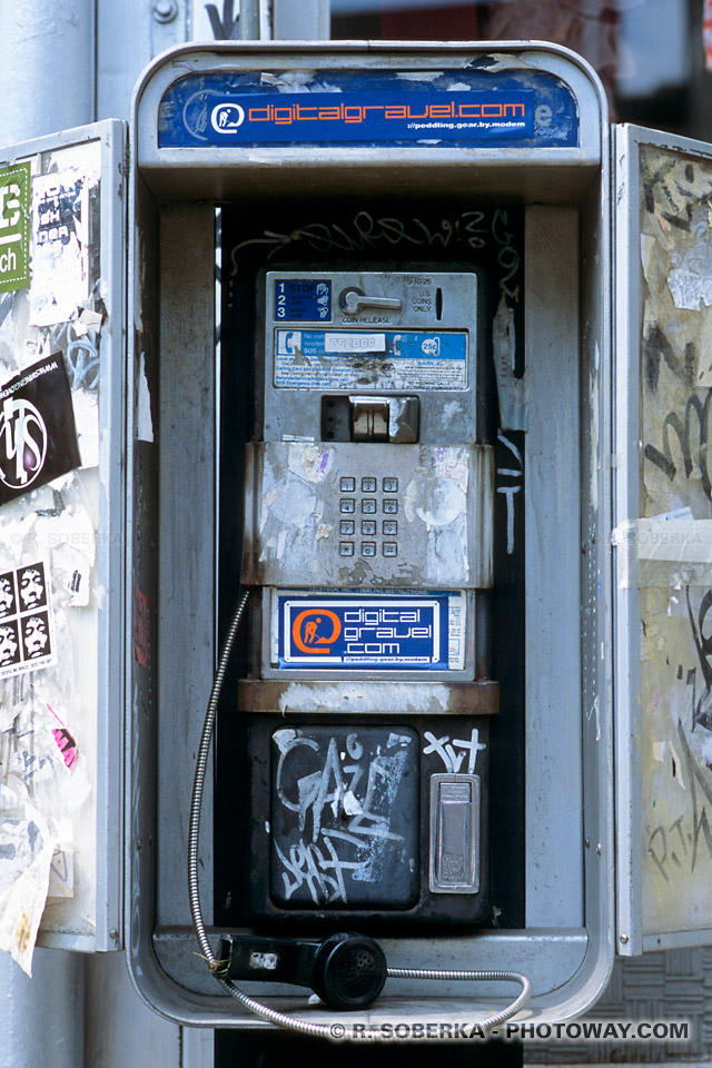 Image Photo d'une cabine téléphonique Photos de cabines téléphoniques