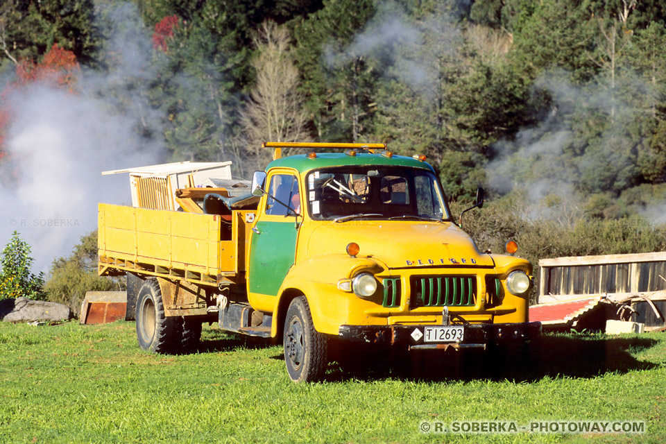 Photos pittoresques : Photo d'un camion pittoresque en Nouvelle-Zélande