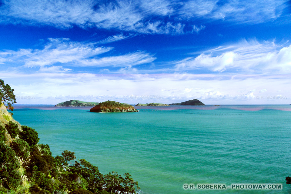 Superbes Photos de la région de Coromandel au nord de la Nouvelle-Zélande