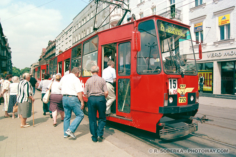 Photos de tramways polonais photo informations à Katowice en Pologne sur photoway