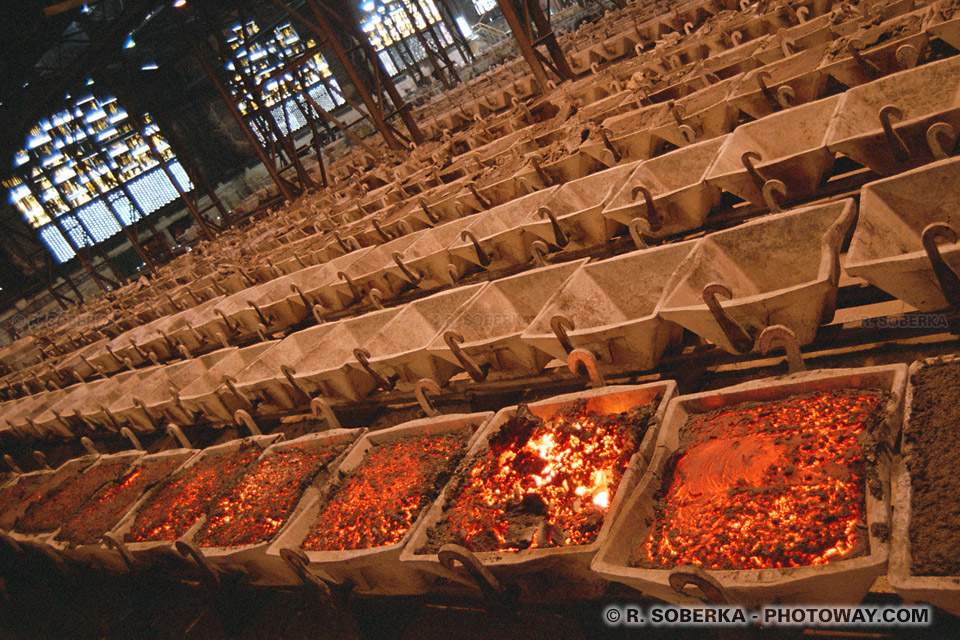 Industrie lourde photo d'une usine de carbure de calcium en Pologne