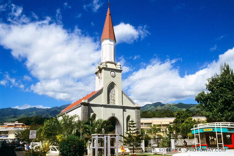 Photos de Papeete à Tahiti capitale de la Polynésie Française