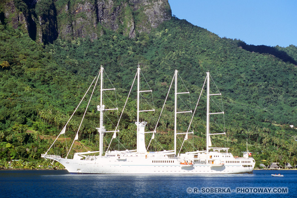 Photos du Paradis tropical de l'île de Moorea à Tahiti