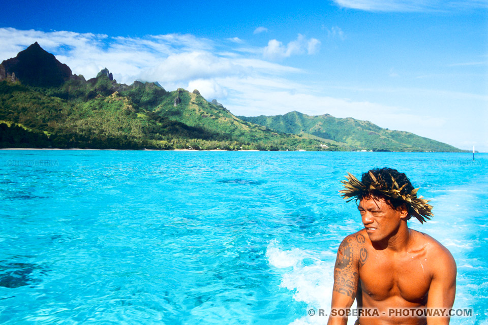 Photos des îles Tropicales : Photo de l'île tropicale de Moorea en Polynésie