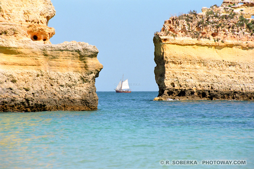 Fond d'écran bateau wallpaper du Portugal Algarve téléchargement