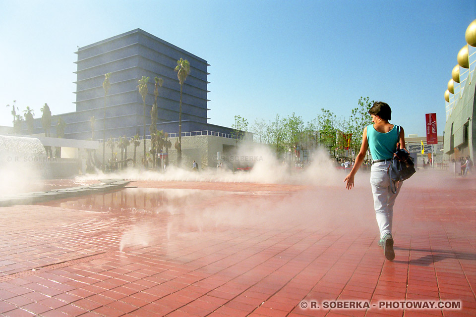 Photos de brumes artificielles photo de vaporisation EXPO 98 au Portugal