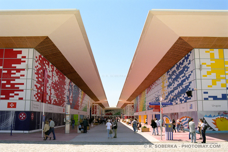 Photos des batiments de l'Exposition Universelle de Lisbonne reportage photo sur Photoway